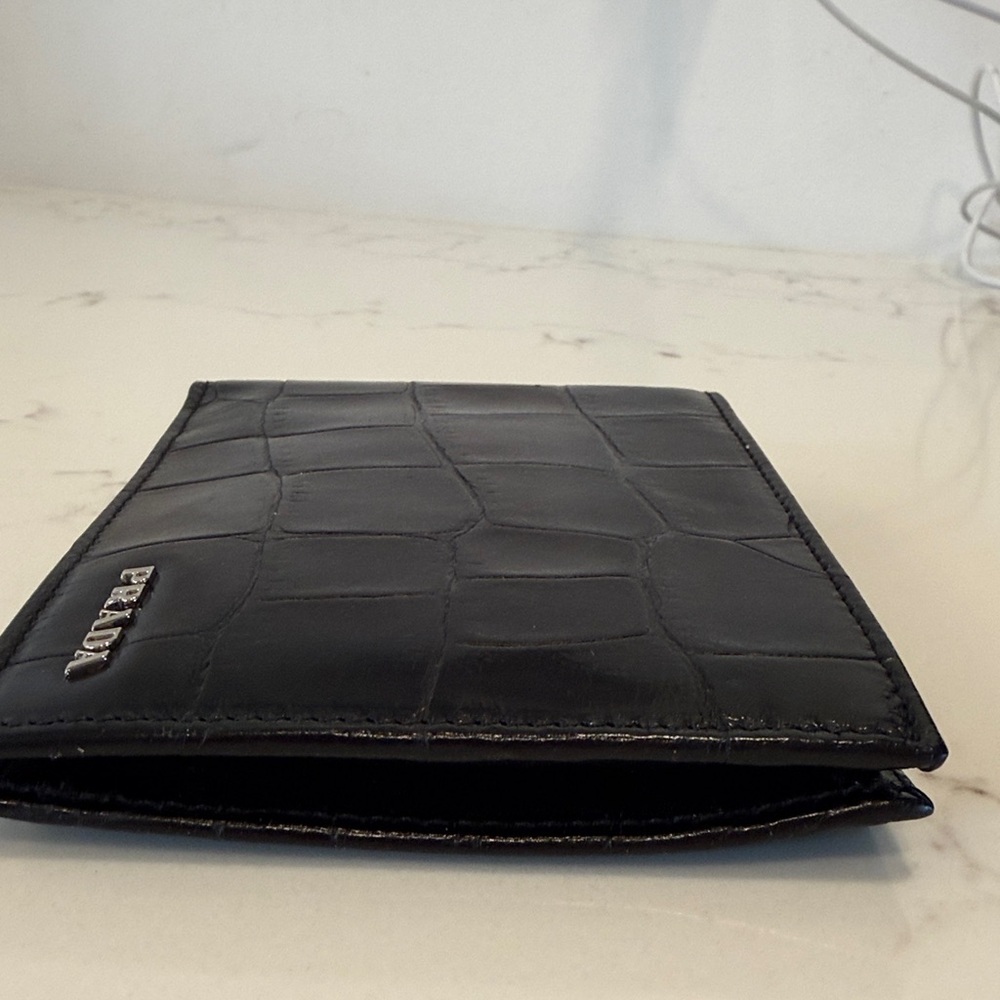 Prada Crocco Bifold Wallet - Picture 5 of 16